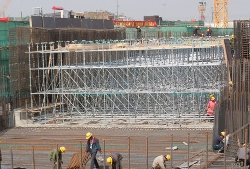 盤扣式腳手架找回平衡，不再恨天高